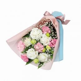 トルコキキョウの爽やかな花束