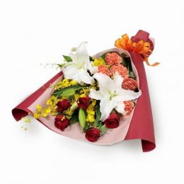 ユリの花束